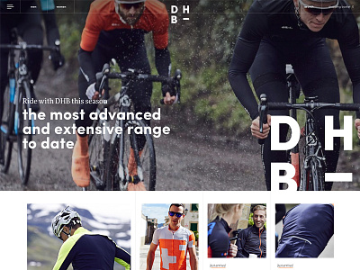 DHB sports concept bike bikes clothes concept cycling design dhb fashion interface sports ui ux