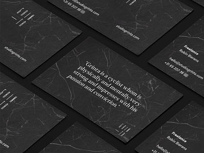 Business card black branding business card card identity typography