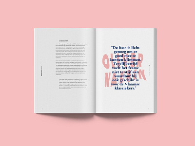 Editorial cycling design editorial lay out layout magazine quote typography