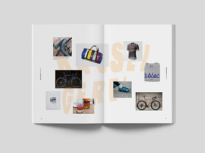 Kasseivreters cycling design editorial lay out layout magazine quote typography