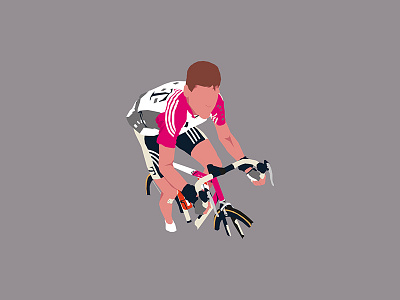 Jan Ullrich bikes concept cycling cyclist design illustration vector