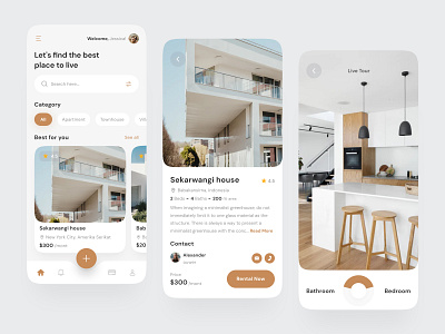 Home Rental App ui