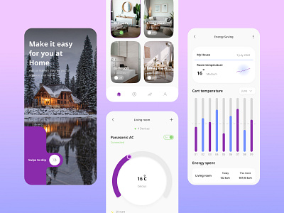 Smart Home app app app design ui ux