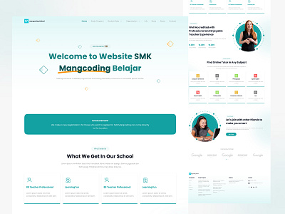 Landing Page | Online Course branding course landing online onlinecourse page school trending ui uidesign uiux uiuxdesign ux webdesign