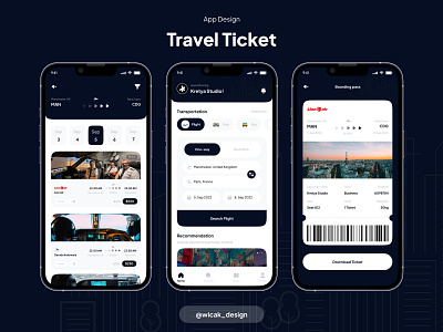 Ticket Travel App app apps booking clean design flight landing page ticket travel travelapp traveler ui uidesign ux
