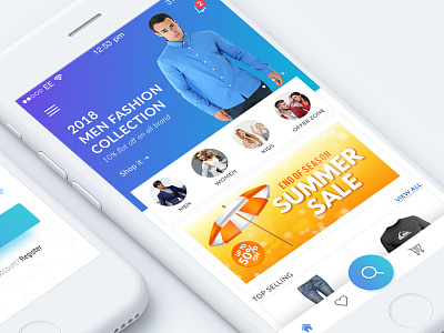 Ecommerce App app colors ecommerce fashion icons shoping