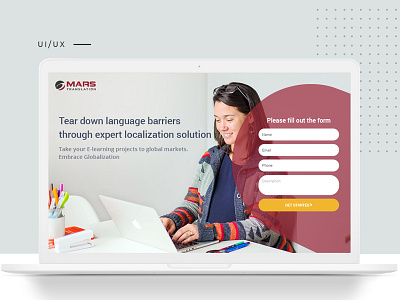 E-Learning e learning email landing page marketing ui