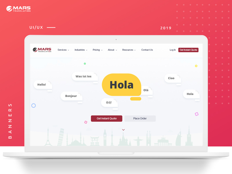 Mars Translation by Anees Sabbir on Dribbble