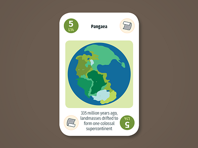 Diversity Deck – Lithosphere: Pangaea card continent design earth game geology illustration infographic lithosphere maintenant pangaea planet play product science sustainability system