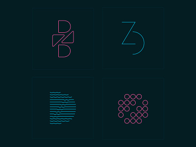 Zusammen Digital artwork branding concept graphic design identity logo