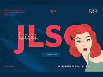 JLSO conception design event full identity mystery showcase storytelling webdesign website wordpress