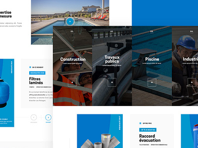 Interplast Desktop branding conception design refonte ui ux webpage website