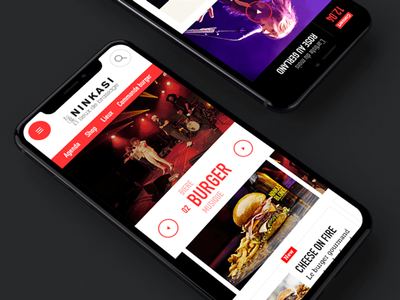 Ninkasi beer branding burger conception homepage identity mobile music responsive storytelling ui ux video webdesign website