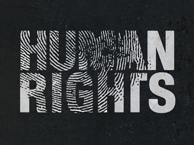 Human Rights fingerprint human rights logo