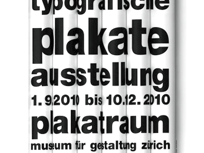 poster for the museum of art zurich