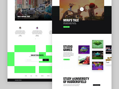 Homepage Concept concept homepage studio web design website