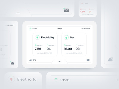 Smart Meter UI - Day Mode