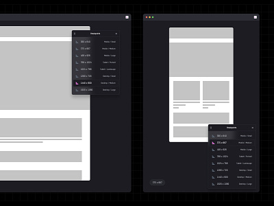 📐 Breakpoints: UI Concept browser concept design extension minimal plugin product ui ux