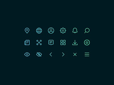 Initial Icon Set