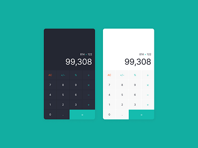 Weekly UI 002 - Calculator