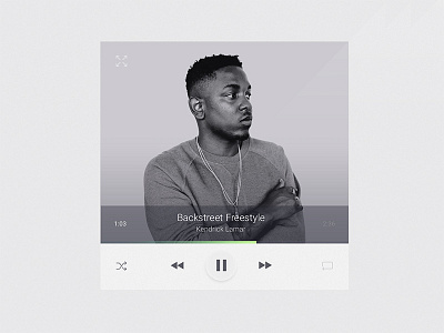 Music Player UI music player simple ui