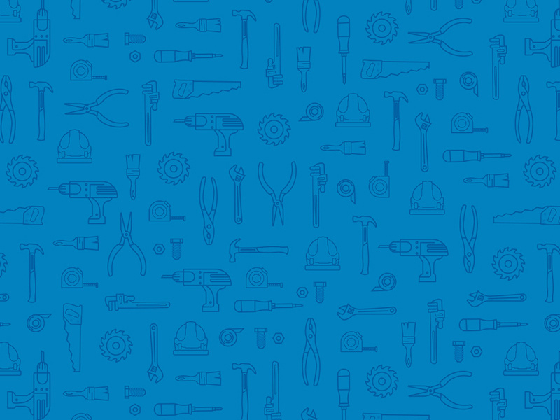 Tool 'n' Around Wallpaper blue app ui wallpaper illustration monoline icons tools