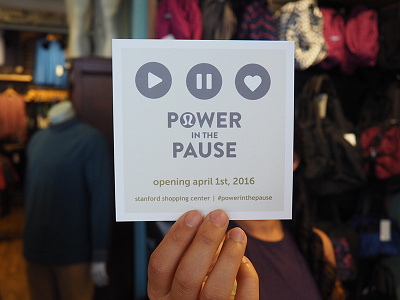 Power In The Pause athletic wear campaign grand opening lululemon