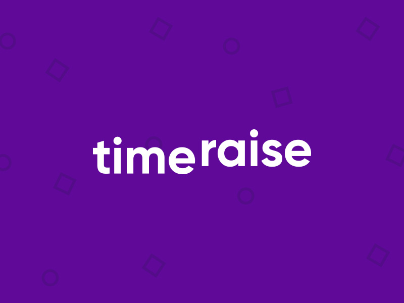 Timeraise non-profit app logo design
