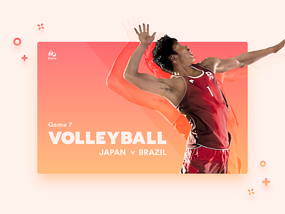 2016 Olympics - Volleyball 2016 illustration interface kyran leech olympics rio volleyball