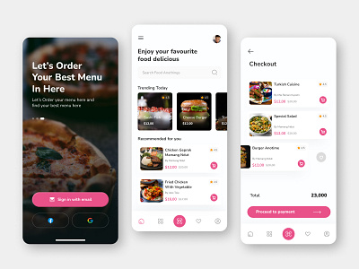 Food Order Mobile App clean cooking courier dailyui delievery food app food delievery food delievery app food mobile app food mobile application food order foodholic foodie mobile app order restaurant app shipping ui uiux ux
