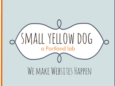 Business Card Template - Small Yellow Dog branding business cards design