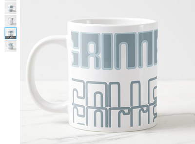 Grinnell Mug branding graphic design merchandise design mug design product design