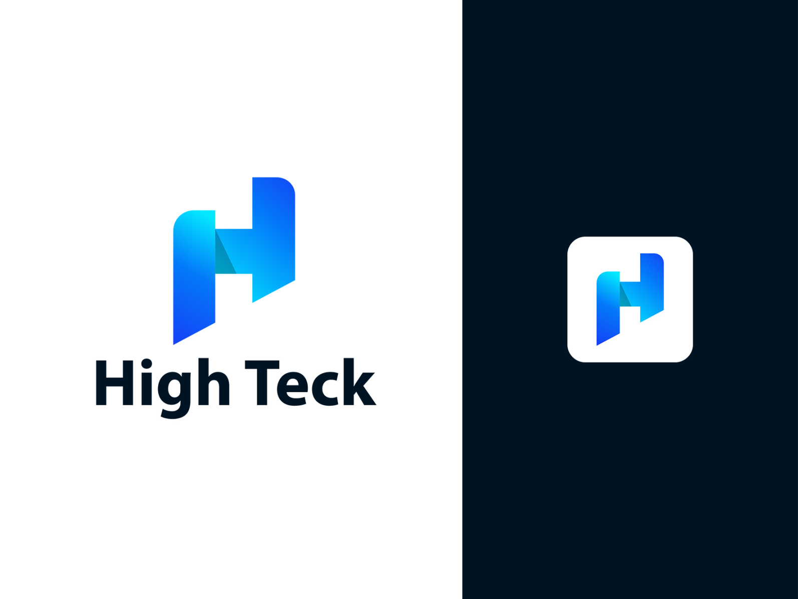 Modern 'h' letter logo by emonahmed543 on Dribbble