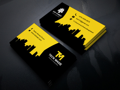 Modern Business card design branding busniess card design digital busniess card emonahmed543 graphic design illustration modern card
