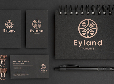 Minimal ( Eyland ) logo branding creative design emonahmed543 graphic design illustration logo