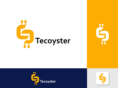 New ( Tecoyster ) logo branding creative design emonahmed543 graphic design illustration logo logodesign logomaker logonew logonish logoroom simple unique