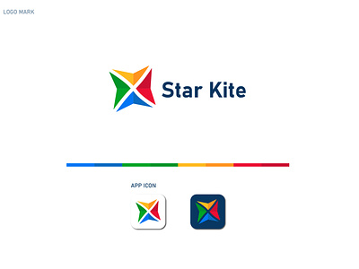 Modern ( Star Kite ) logo branding