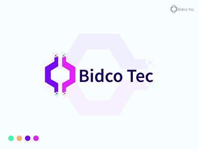 "Bidco Tec" modern logo branding