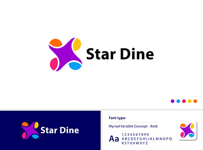 "Star Dine" modern logo design branding clean creative design emonahmed543 graphic design illustration logo logoartish logobranding logofolio logoinspration logomaker logoneed logoroom logoshop modern modern logo star dine unique logo