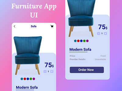 Furniture App UI Design