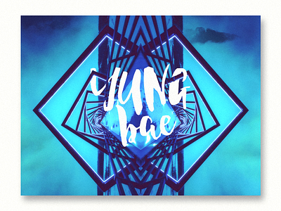 Yung Bae album art design digital graphic design pattern poster typography