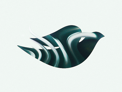 Dove with Feeling bird branding design digital logo paint photoshop soap texture