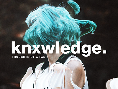 knxwledge. abstract album cover design helvetica print texture typography