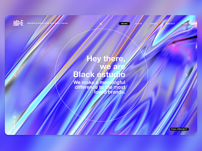 For Black abstract colourful design eclectic gradient landing simple texture ux web web design