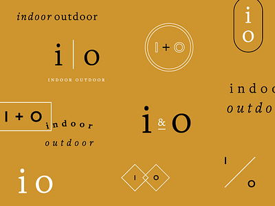 indoor — outdoor branding identity logos typography wordmark