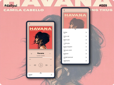 Music player - #dailyui #009