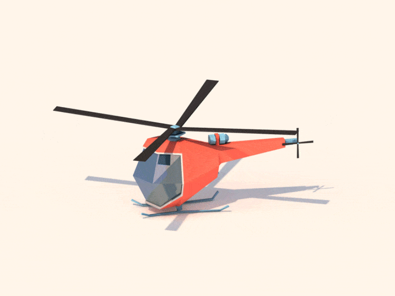 Helicopter by Leo Chen on Dribbble