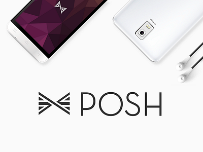 Posh Mobile Brand Creation branding logo logo design