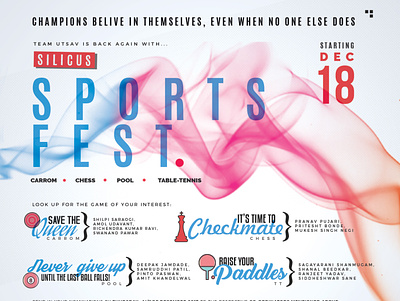 Sports Fest Emailer Design branding graphic design