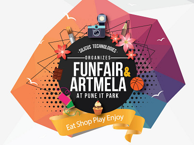 Funfair Poster branding graphic design